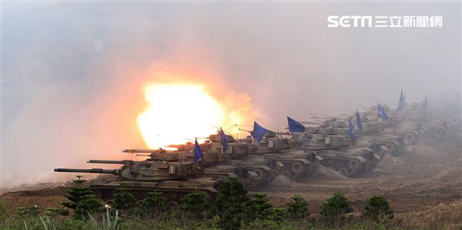 M60A3戰車。（記者邱榮吉/攝影）