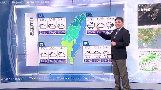 東北部明降溫、降雨　午後短暫陣雨