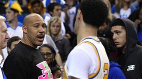 LaVar Ball與Lonzo Bal（ap）