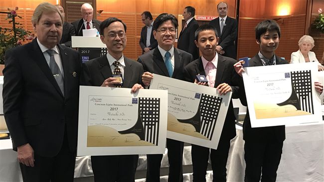 巴黎發明展　台14歲發明家獲表揚