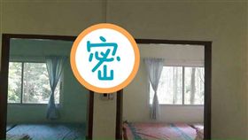 兩間房共用一台冷氣 圖／翻攝自爆廢公社