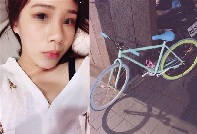 正妹被偷單車求助　網24小時內尋回