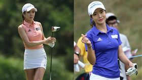 比起球技，大家對安信愛姣好的容貌和火辣身材更有興趣。（圖／翻攝自安信愛twitter）