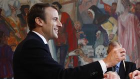 馬克宏,Emmanuel Macron,法國,大選（圖／美聯社／達志影像）
