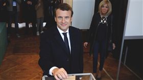 馬克宏,Emmanuel Macron,法國,大選（圖／美聯社／達志影像）
