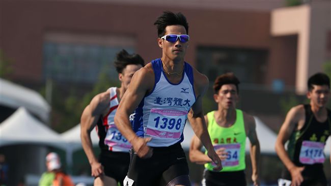 楊俊瀚　100公尺10秒22破全國