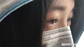 W女出面控訴補習班老師始亂終棄。感覺心情緊張。（圖／記者蘇怡璇攝影）