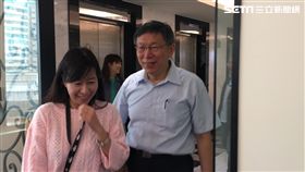 柯文哲接受黃光芹專訪（圖／記者盧冠妃攝）