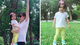 咘咘暴風抽高有大長腿！賈靜雯更狂產後1個月速瘦鉛筆腿
（圖／翻攝自賈靜雯臉書）