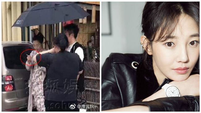 白百何路邊哈菸　素顏模樣顯憔悴