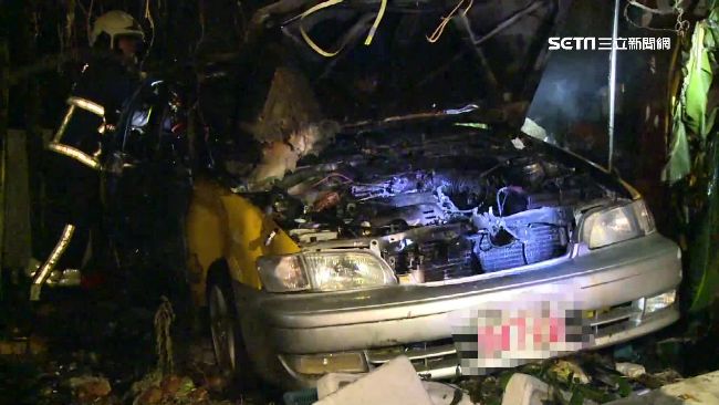 廢棄小黃竄火舌　警調監視器追誰搞鬼