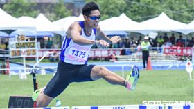 全大運田徑男公開400跨欄臺灣體大陳傑　49.54 圖／記者林敬旻攝