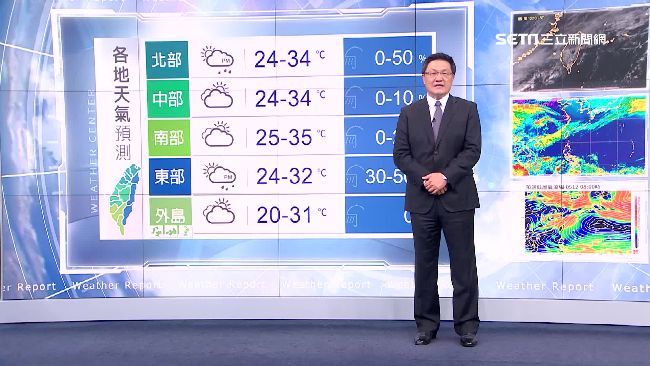熱到周五！周六鋒面報到恐成梅雨