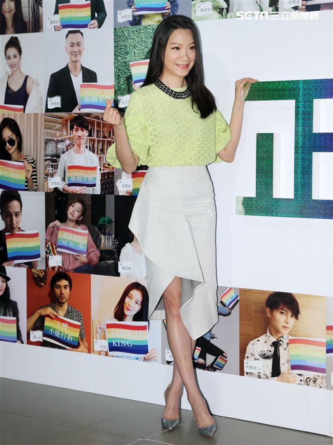 曲家瑞出席See through 正視不再恐同特展，並透過不同平台替同志朋友發聲。（記者邱榮吉/攝影）