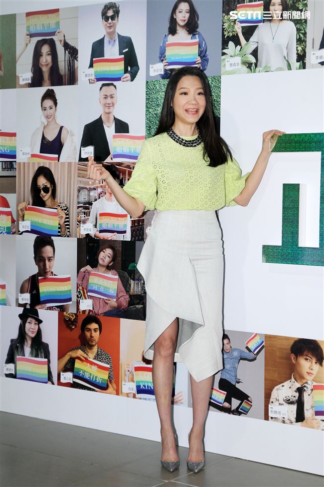 曲家瑞出席See through 正視不再恐同特展，並透過不同平台替同志朋友發聲。（記者邱榮吉/攝影）