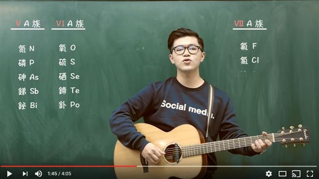 「元素週期表」用唱的！讓你琅琅上口