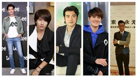 吳克群,金城武,言承旭,古天樂,邱澤／合成圖／翻攝自微博、資料照