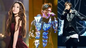 圖/環球提供田馥甄 相信音樂提供五月天 微博周杰倫
