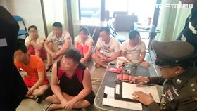 刑事局與泰國警方聯手破獲詐騙機房，並逮捕出資成立機房的金主（翻攝畫面）