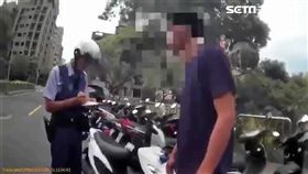 馮姓男大生簽賭運動彩欠下逾20萬元的債務，竟選擇翻牆進入民宅內竊取財物，卻遭聞訊趕抵的警員當場逮捕（翻攝畫面）