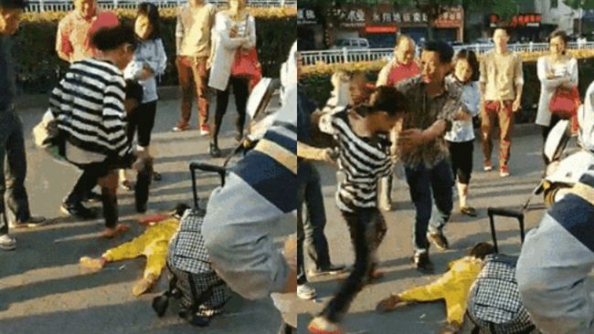 狠母踐踏幼女　當街嗆路人：砸點錢啊