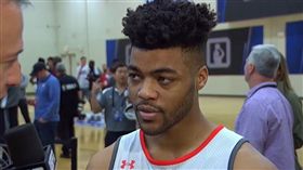 NBA,聯合試訓,選秀,新秀,梅森,Frank Mason III,記者,提問,扯,問題
（圖／翻攝自YouTube）