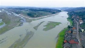 打撈「江口沉銀」的地點（圖／翻攝自新華網）－http://www.sc.xinhuanet.com/content/2016-01/15/c_1117781689.htm