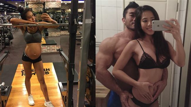 直擊台南最猛孕婦　挺八月肚輕鬆重訓