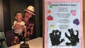 小V保送徐若瑄母親節卡片 圖／翻攝自徐若瑄臉書