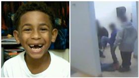 美國，男童，霸凌（合成圖／翻攝自推特、YouTube）