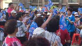 國民黨主席洪秀柱到台南市參加黨員座談。（洪秀柱辧公室提供）