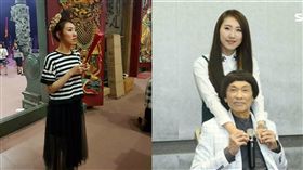 圖翻攝自臉書　資料照　謝金晶　豬哥亮