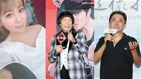 圖翻攝自資料照 朱延平 豬哥亮 王彩樺臉書