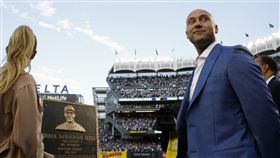  Derek Jeter退休儀式。（圖／美聯社／達志影像）