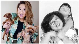 肥肥過世9年　鄭欣宜翻合照懷念
圖/翻攝自鄭欣宜臉書