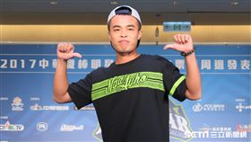 統一獅捕手郭峻偉。（圖／記者王怡翔攝）