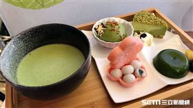 辻利茶舖與桂冠湯圓攜手，推出夏季全新抹茶商品。（圖／記者簡佑庭攝）