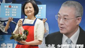 吳敦義夫人包粽子,國民黨黨主席選舉 圖／記者林敬旻攝