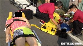 嘉義,車禍,電線桿,趕時間,超速,抓交替
圖／翻攝畫面