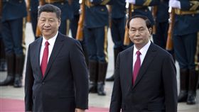 陳大光,越南,主席,中國大陸,習近平,一帶一路高峰會
圖／美聯社／達志影像