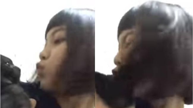 正妹獻吻小貓　慘遭「打臉」賞巴掌！