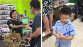 媽媽揹孩上班（圖／翻攝自爆廢公社）