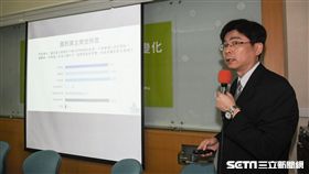 台灣智庫民調記者會,蔡英文,郭台銘 圖／記者林敬旻攝