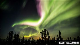 加拿大極光之都,黃刀鎮,極光。（圖／加拿大航空提供）
