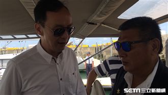 淡二遊艇碼頭啟用　朱出席被喊選總統