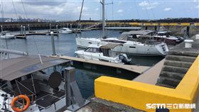 淡二漁港遊艇專用碼頭17日啟用。新北市長朱立倫出席啟用典禮　盧冠妃攝