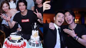 圖 翻攝自王力宏臉書 李靚蕾 黃曉明 章子怡