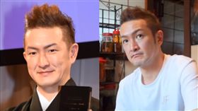 中村獅童 合成圖／翻攝自YouTube