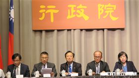行政院院會會後記者會。（記者盧素梅攝）