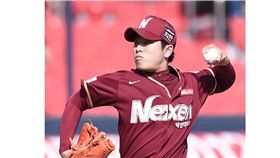 ▲左投金澤炯將改披SK飛龍球衣。（資料照／截自韓國媒體）